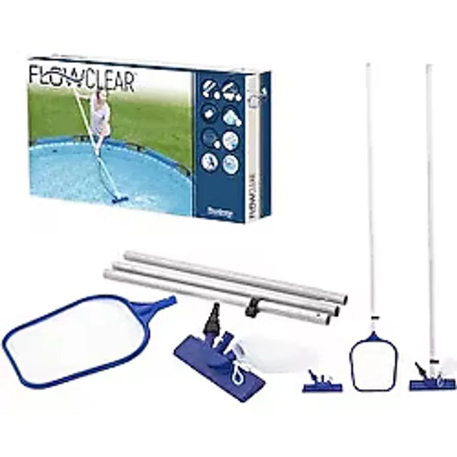 Bestway İntex Havuzlarla Uyumlu Havuz Dip Ve Yüzey Temizlik Seti 58013 Mavi