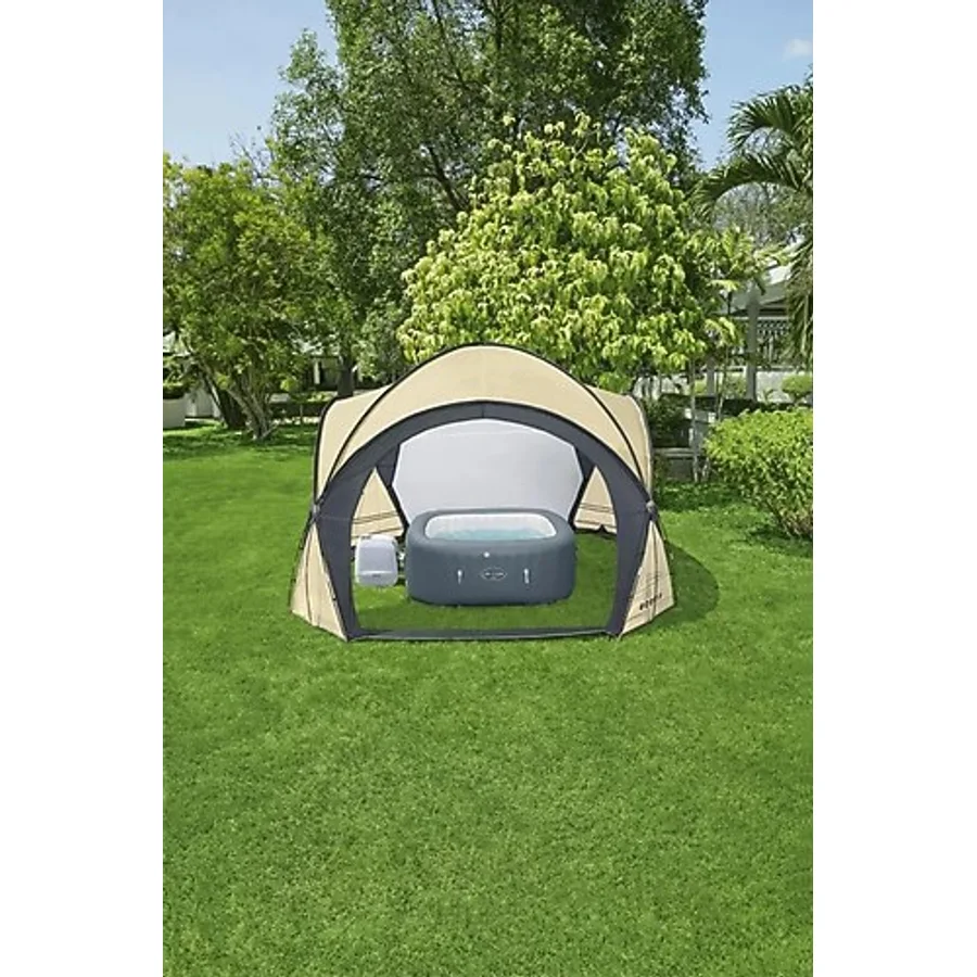 Bestway Lay-z-spa 60305 Yuvarlak Spa Havuzu İçin Kubbe 3.90m Krem