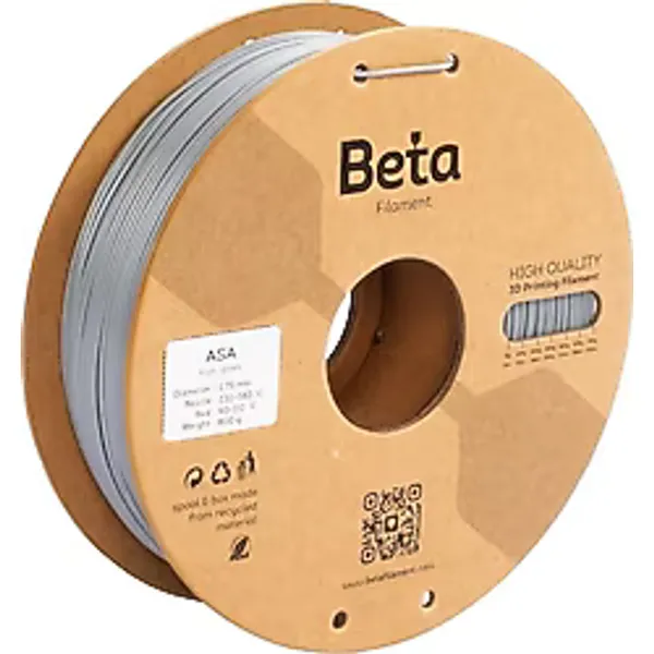 Beta ASA HS 1.75 mm 800 gr Gri Filament
