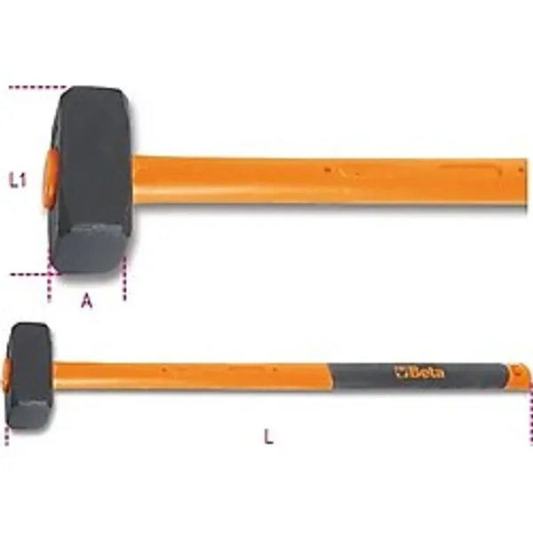 Beta - Fiber Saplı Balyoz 5kg 1381t 5000