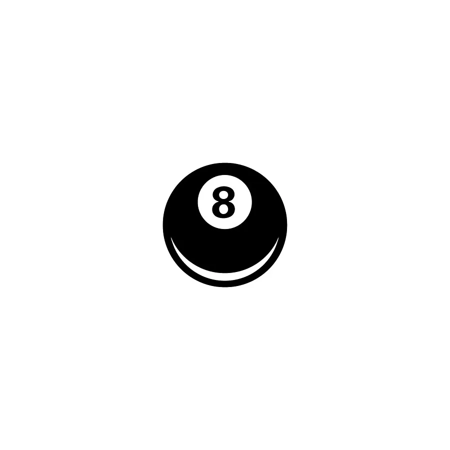 Beta Moda Hub Bilardo Topu Oto Sticker 15 X 13 Cm
