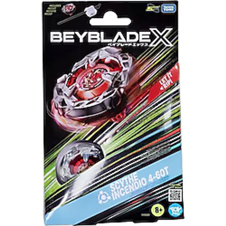 Bey05000 Beyblade 1Li Set Scythe Incendio 4-60T