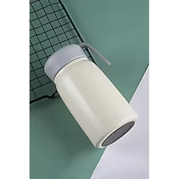 Beyaz 304 Çelik 360 Ml Bebek Mama Saklama Termosu Mug Cin842by Beyaz