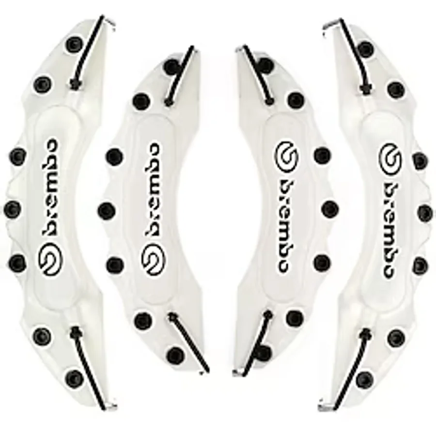 Beyaz Brembo 4'lü Kaliper Seti Kabartmalı