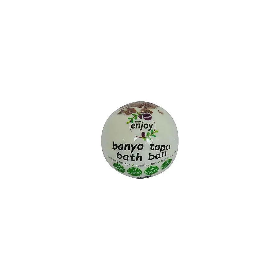 Beyaz Gül El Yapımı Banyo Küvet Topu Sabunu Beyaz 90-120 Gr