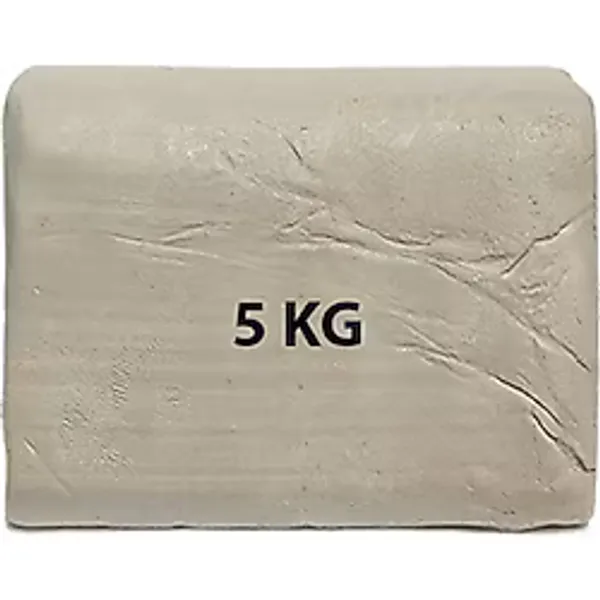 Beyaz Kil Seramik Hamuru 5000 Gr Beyaz Seramik Hamuru 5 Kg Doğal Kil Çamuru 5000 Gram Oyun Çamuru