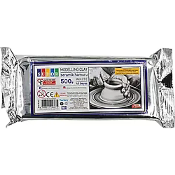 Beyaz Kil Seramik Hamuru 500gr