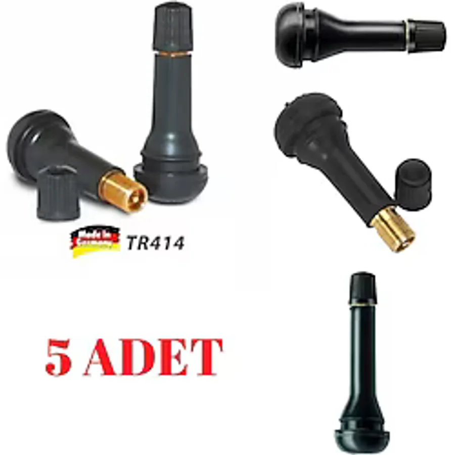 beyazpazar Oto Lastik Sibop Seti Tr 414 Sibop Takımı 5 Adet