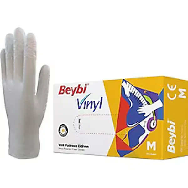 BEYBİ VINYL (VİNİL) ELDİVEN (TEMİZLİK, GIDA, KUAFÖR, BAHÇE, İŞ ELDİVENİ) (MEDİUM (ORTA))