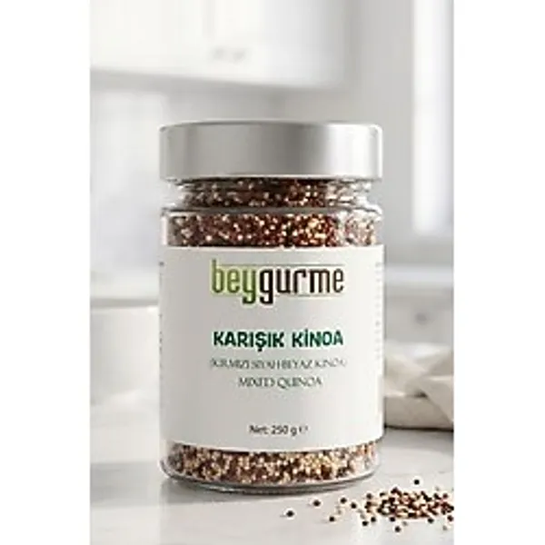 Beygurme Karışık Kinoa (Kırmızı-Siyah-Beyaz Kinoa) 250GR - 250 gr