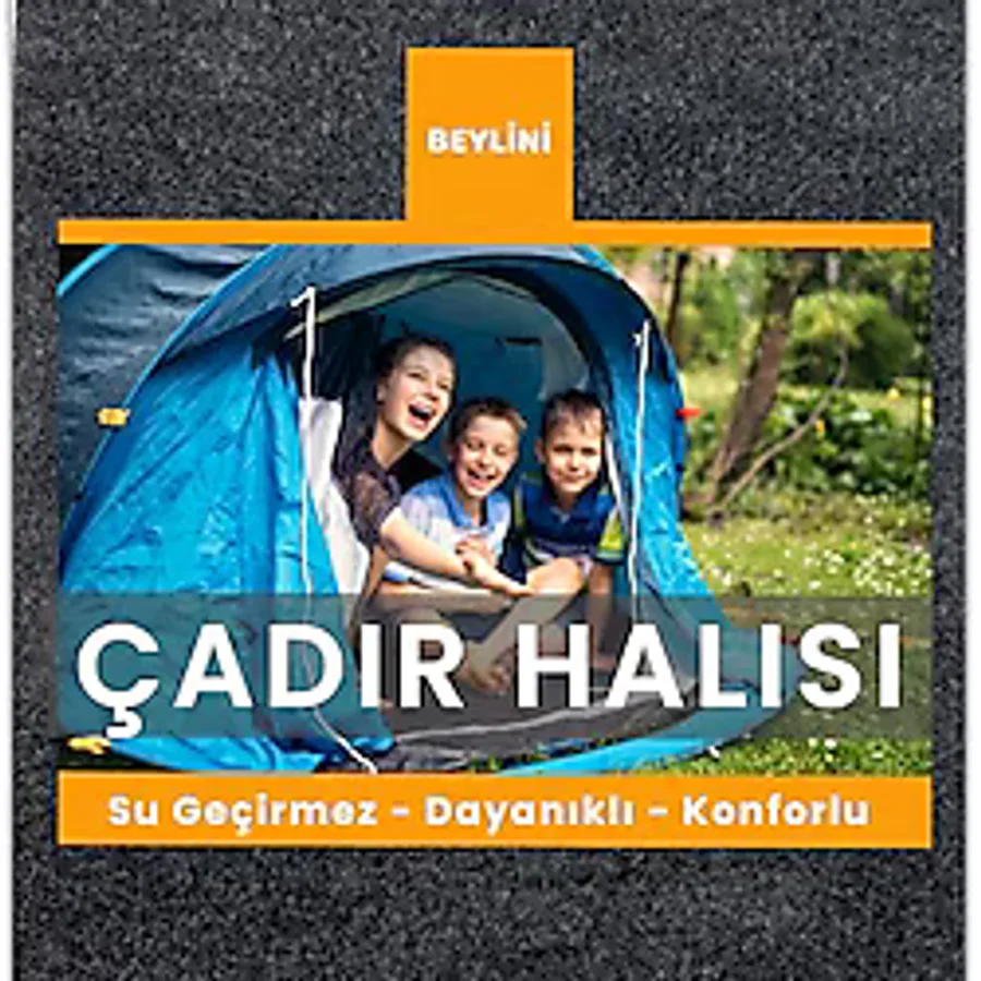 BEYLİNİ Kamp Matı Çadır Halısı Kaymaz Su Geçirmez Zemin Koruyucu Çadır İçi Dışı Kullanıma Uygun
