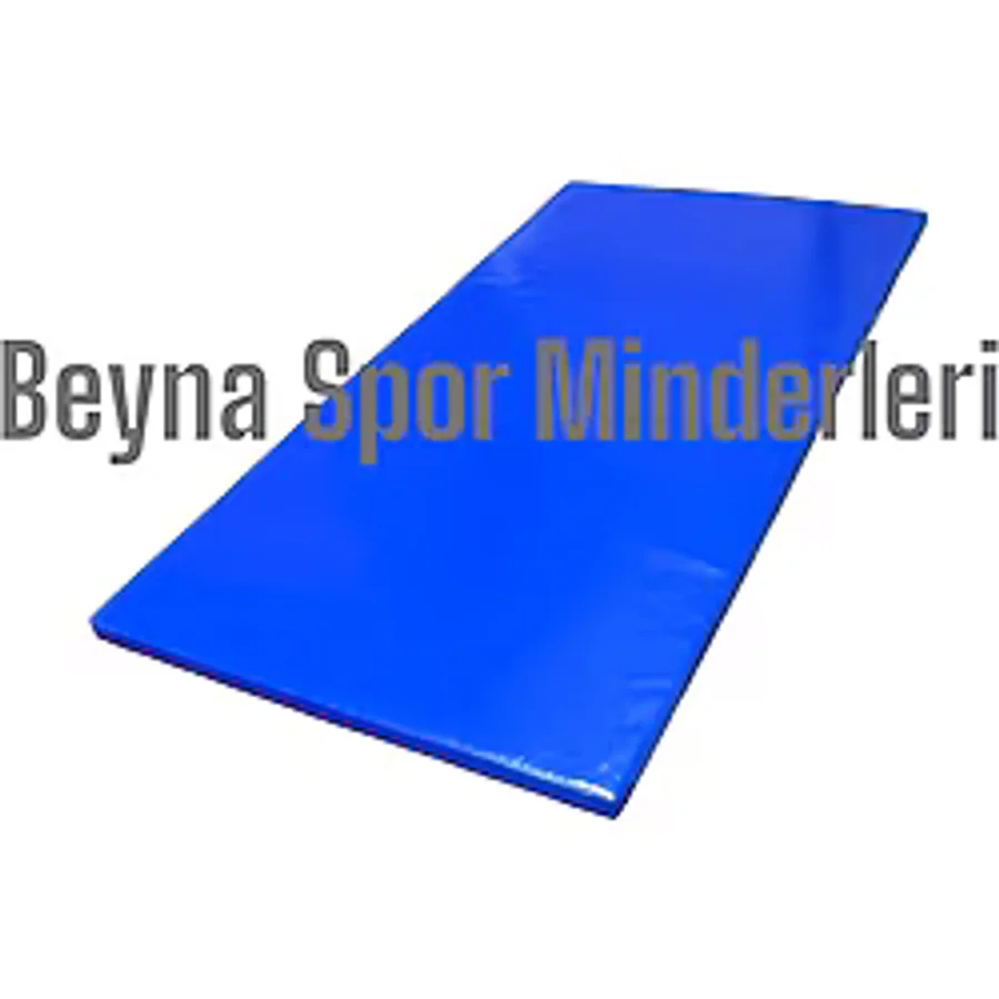 Beyna Minder Jimnastik Puf Minder 100x200x5 Cm Mavi