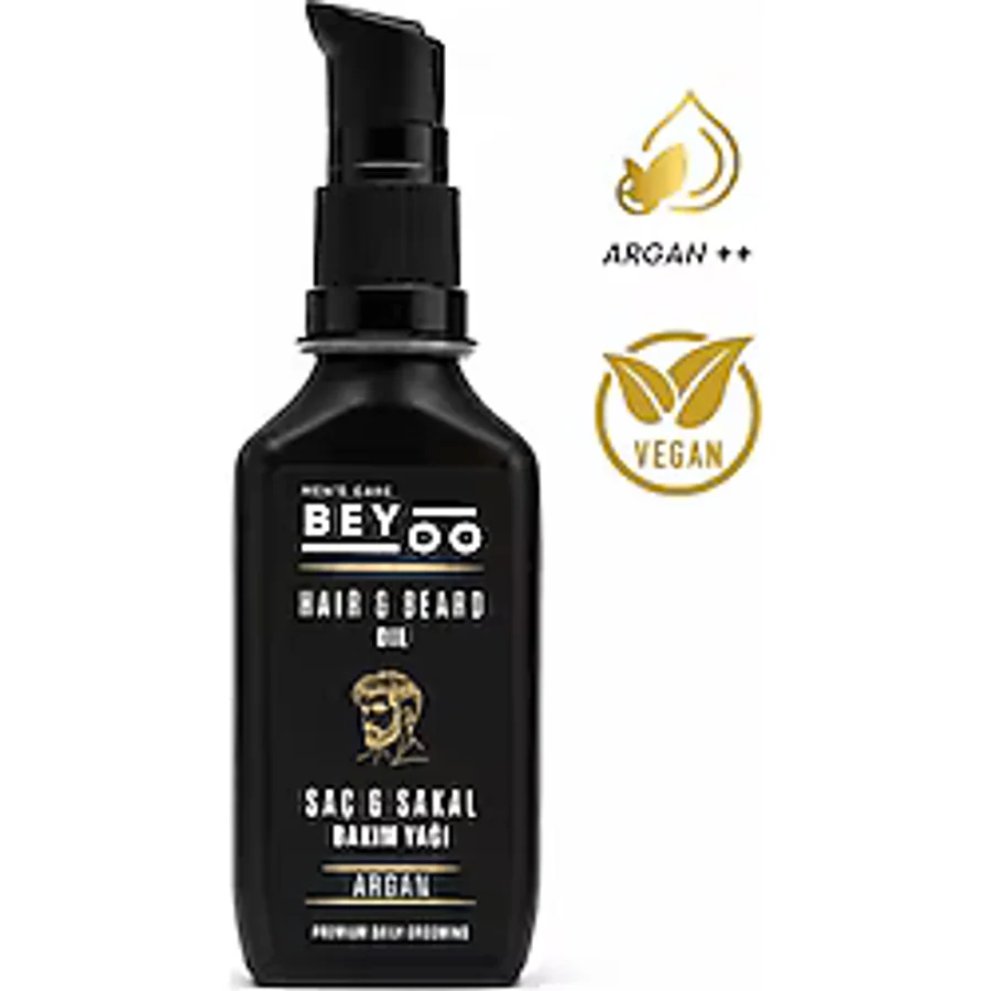 Beyoo Argan Özlü Saç ve Sakal Serumu 50 ml - Besleyici ve Parlaklık Etkili Bakım Yağı