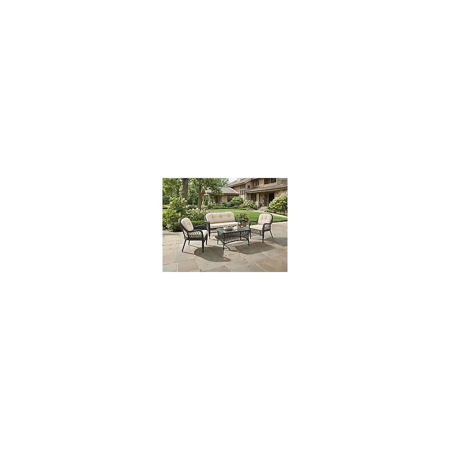 Beypazarı 2+1+1+sehpa 60 90 Baklon Bahçe Mutfak Takımı Açık Krem