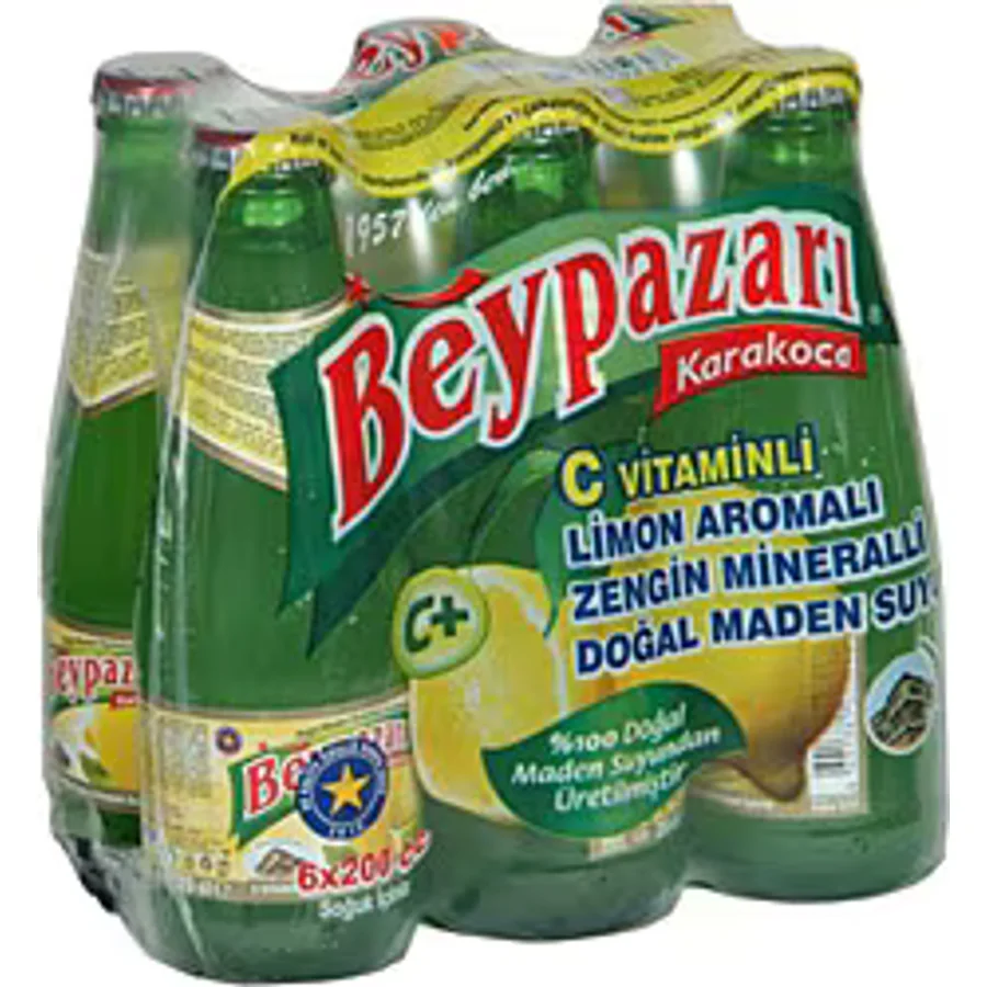 Beypazarı C Vitaminli Limonlu Maden Suyu 6x200 ml