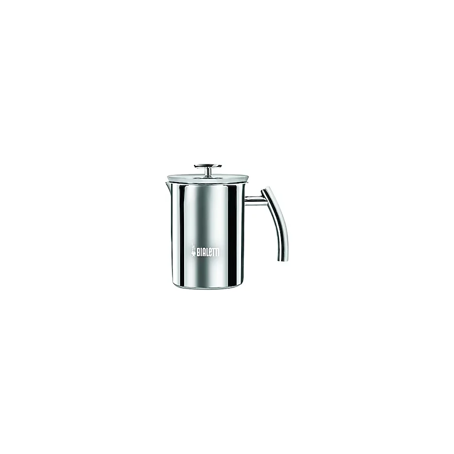 Bialetti - Çay ve Kahve Aksesuarı - 330mL - Paslanmaz Çelik Gövde ve Kapak - Çift Diskli Çırpıcı Kapak - Tüm Ocak Türleri İçin Uygun (İndüksiyon Dahil) - Bulaşık Makinesinde Yıkanabilir