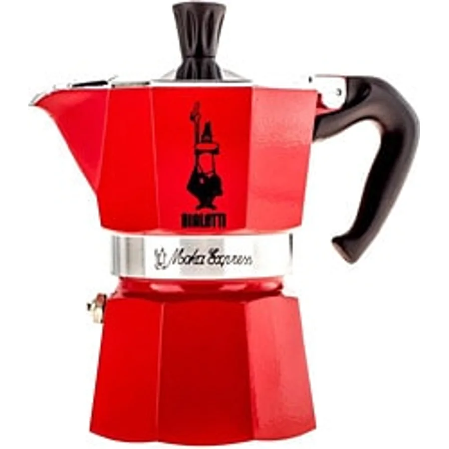 Bialetti Express Kırmızı 3 Cup Moka Pot