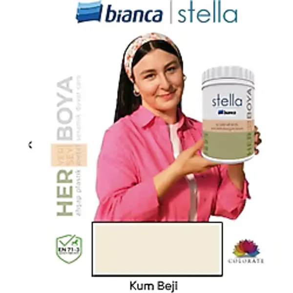 Bianca Stella Boya Yeni Nesil Yaşam Boyası Dolap-Fayans-Cam-Plastik-Ahşap