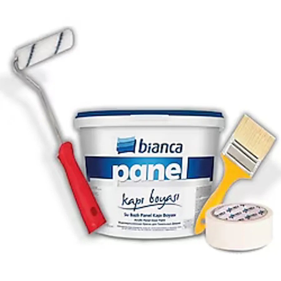Bianca Su Bazlı Panel Kapı Boyası Seti 2,50Lt Beyaz