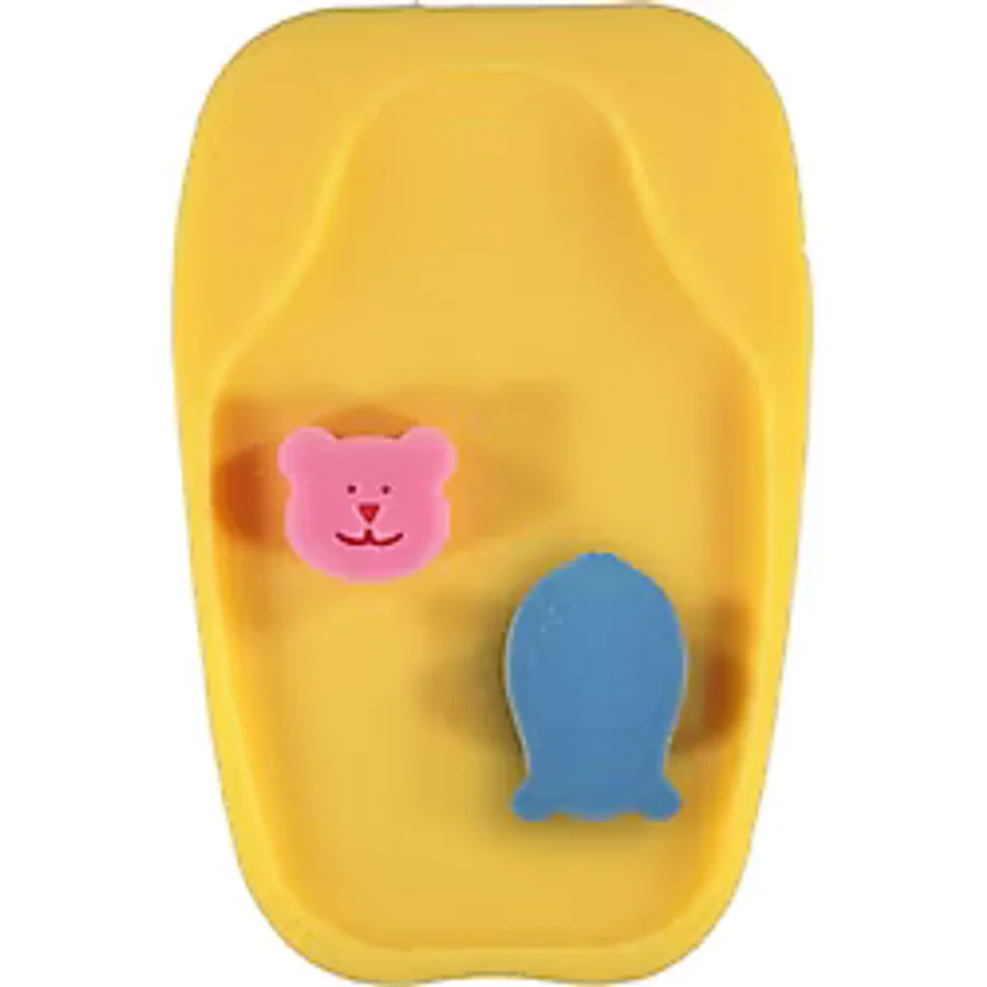 Bibaby Kız Erkek Bebek Yumuşak Banyo Küvet Içi Sünger Sarı
