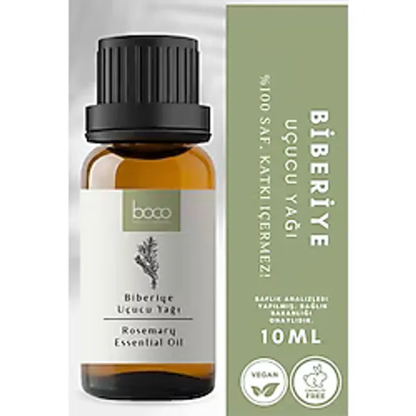 Biberiye Uçucu Yağı ,saf Ve Doğal,buhurdanlık, Difüzör, Masaj, Spa, Cilt Ve Saç Bakımı İçin 10 Ml