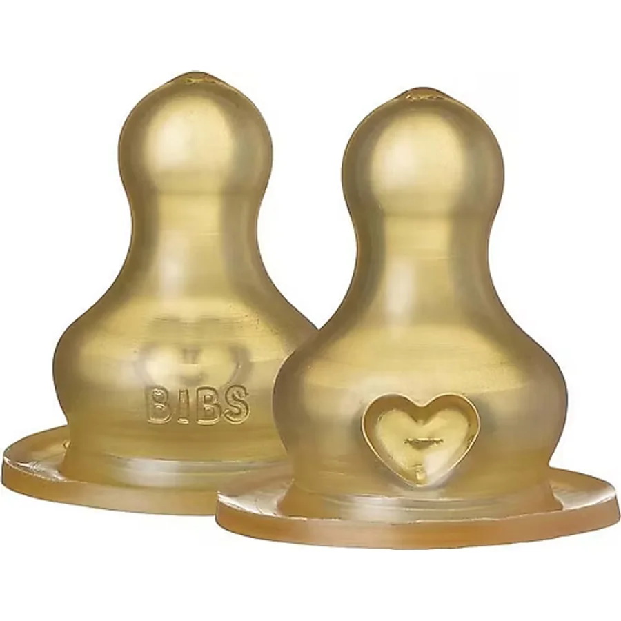 Bibs Baby Bottle İkili Kauçuk Yedek Biberon Ucu Hızlı Akış