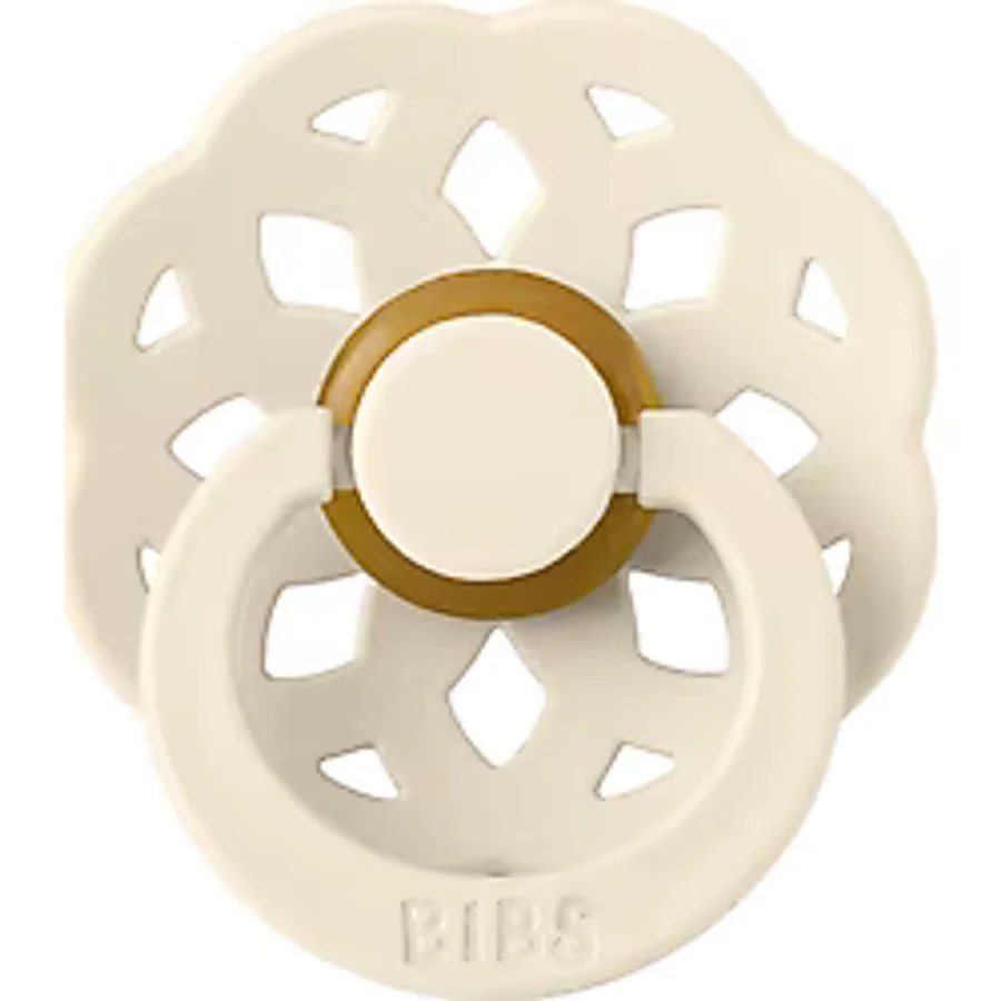 Bibs Boheme Kauçuk Emzik I Ivory I 0-6 Ay Gülkurusu