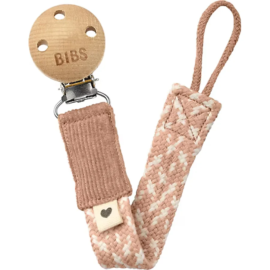 Bibs Paci Braid Emzik Askısı Blush