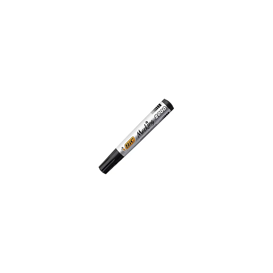 Bic 2000 Yuvarlak Uç Siyah Permanent Marker Kalem