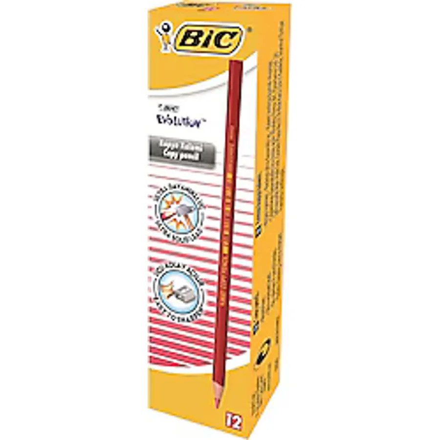 Bic Evolution 12'li Kırmızı Kopya Kalemi