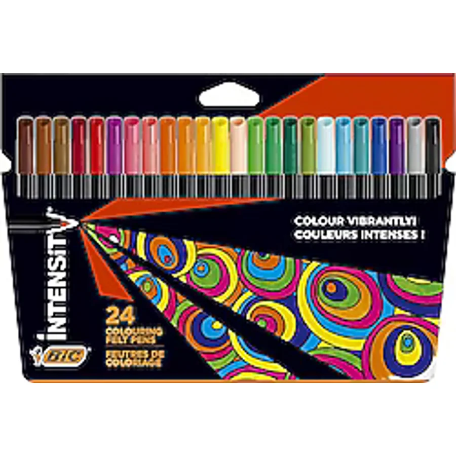 Bic Intensity 978035 24'lü Keçeli Kalem Seti