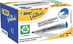 Bic Velleda 1701 Eco Mavi 12'li Tahta Kalemi