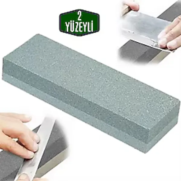 Bıçak Bileme Taşı Çift Taraflı Sulu Yağlı Biley Taşı Bileg Taşı Satır Bıçak Bileme Taşı Bileyici