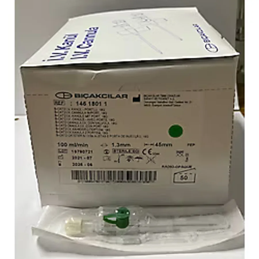 Bıçakcılar Anjiocat(Intraket-Branül) 18g Yeşil 50 Adet