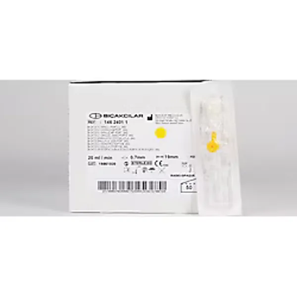 Bıçakcılar Anjiocat(Intraket-Branül) 24g Sarı 50 Adet - SARI