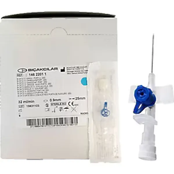 Bıçakcılar Branül (Intraket) Mavi (22G) 80'li Paket