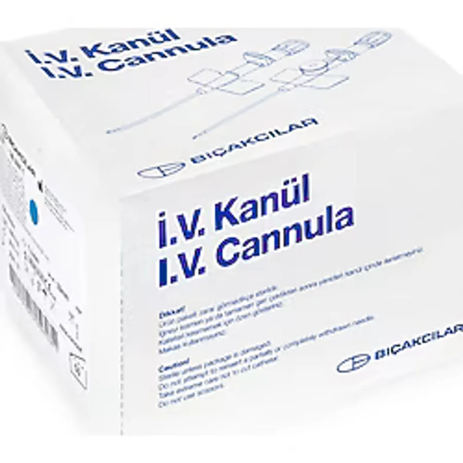Bıçakçılar Iv Kanül Mavi 50 Adet