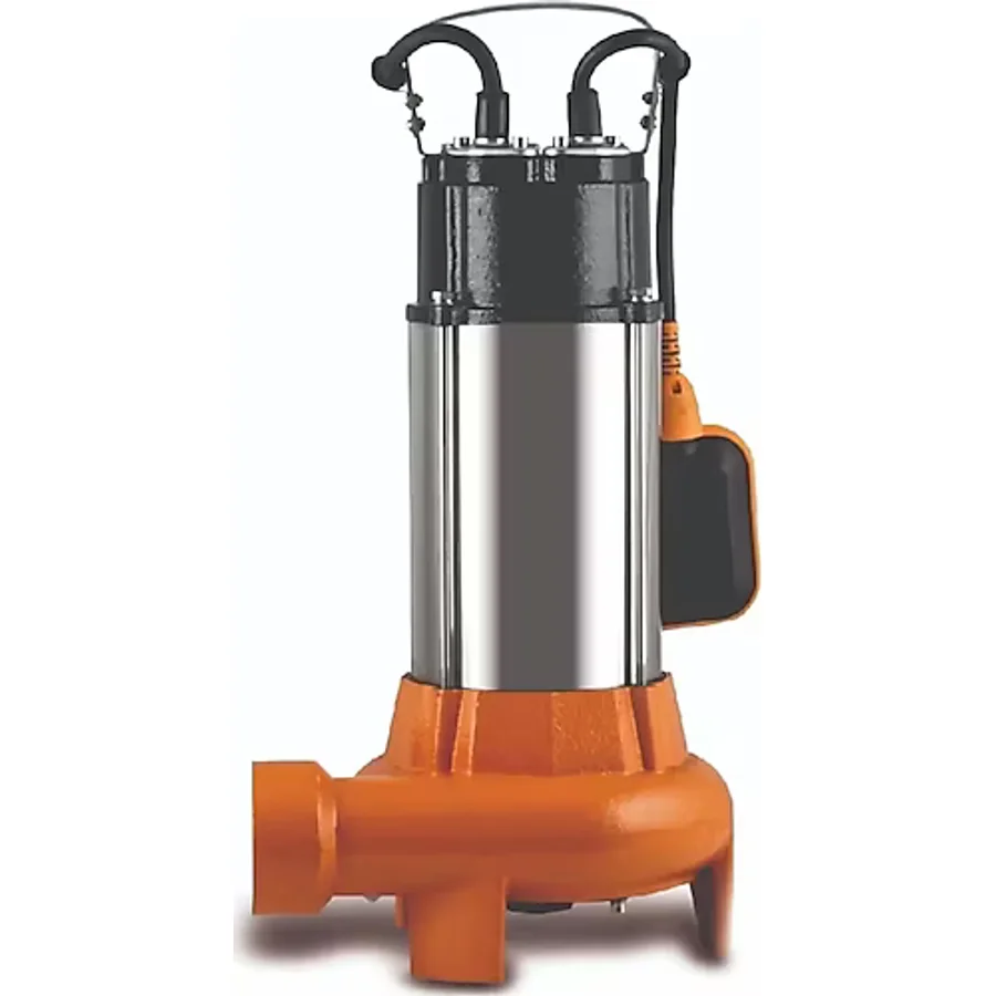 Bıçaklı 1.5 Hp Bakır Sargı Paslanmaz Foseptik Dalgıç Pompa Kirli Su Dalgıç Bıçaklı Parçalayıcı