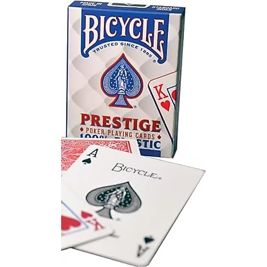 Bicycle Prestige Rider Back 100% Plastik Standard Endeks Oyun Kağıdı Destesi