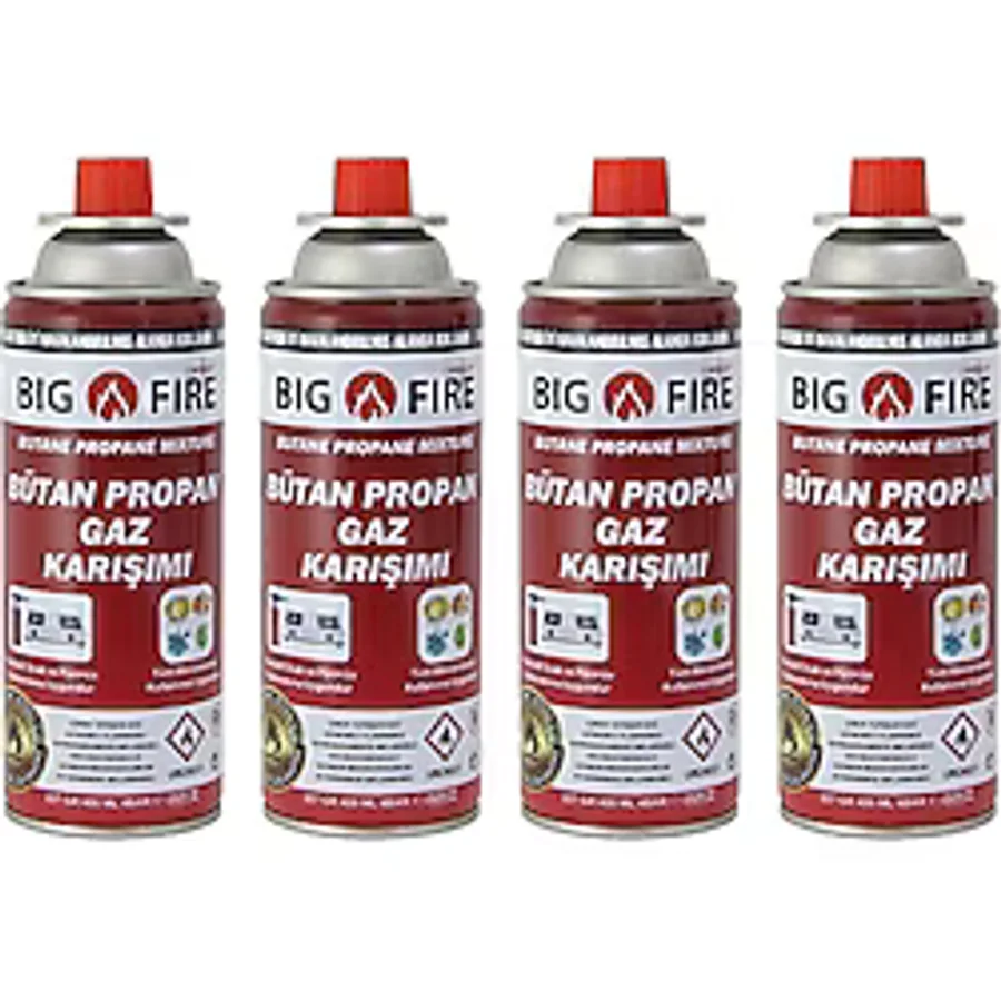 Big Fire 227 gr 4 Adet Gaz Kartuşu