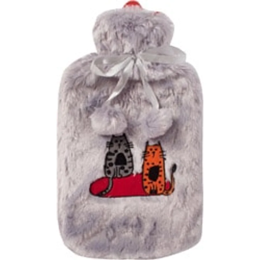 BiggDesign Cats Gri Peluş Sıcak Su Torbası