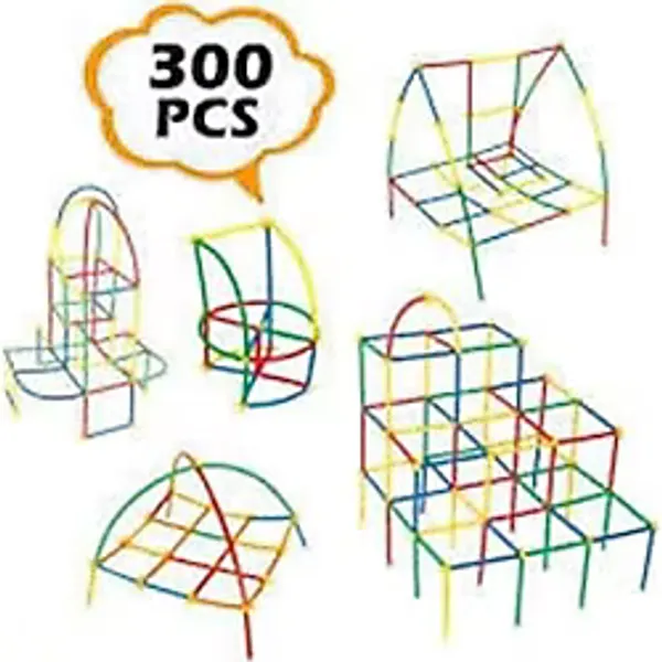 BİGİBU Bamboo Bambu Çubukları Zeka Hayal Ve Gücü Eğitici 4d Dıy Block 300 Parça bambucubuklar1