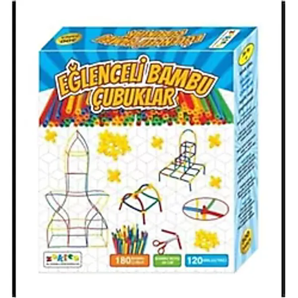 BİGİBU Bambu Çubukları 300 Parça Eğitici Oyuncak AKN8682214590663