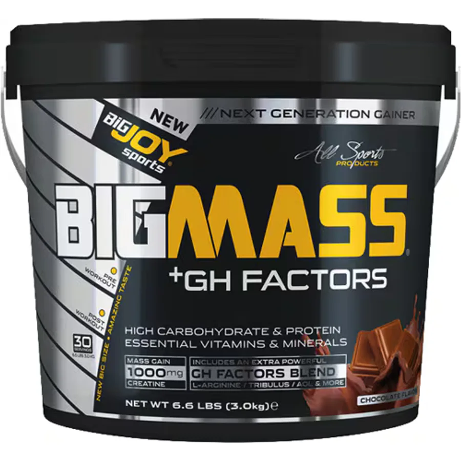 BigJoy BigMass GH Factors Karbonhidrat Tozu 3000 gr Çikolatalı