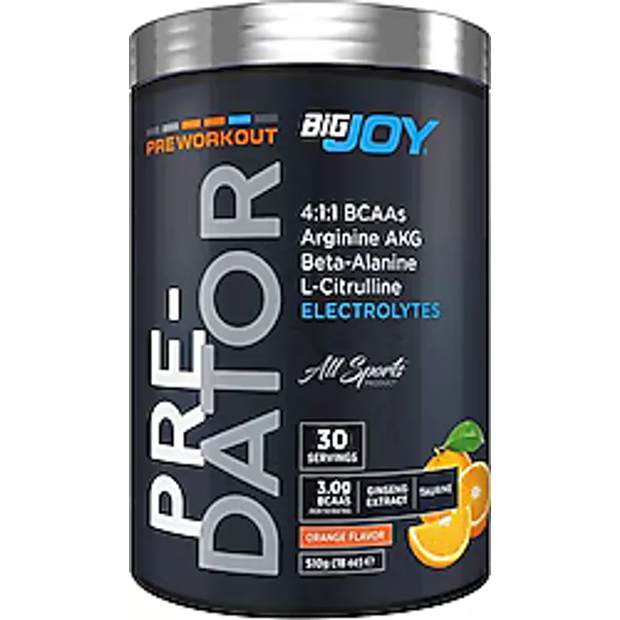 BigJoy Pre-Workout Predator Portakal Aromalı 510 gr