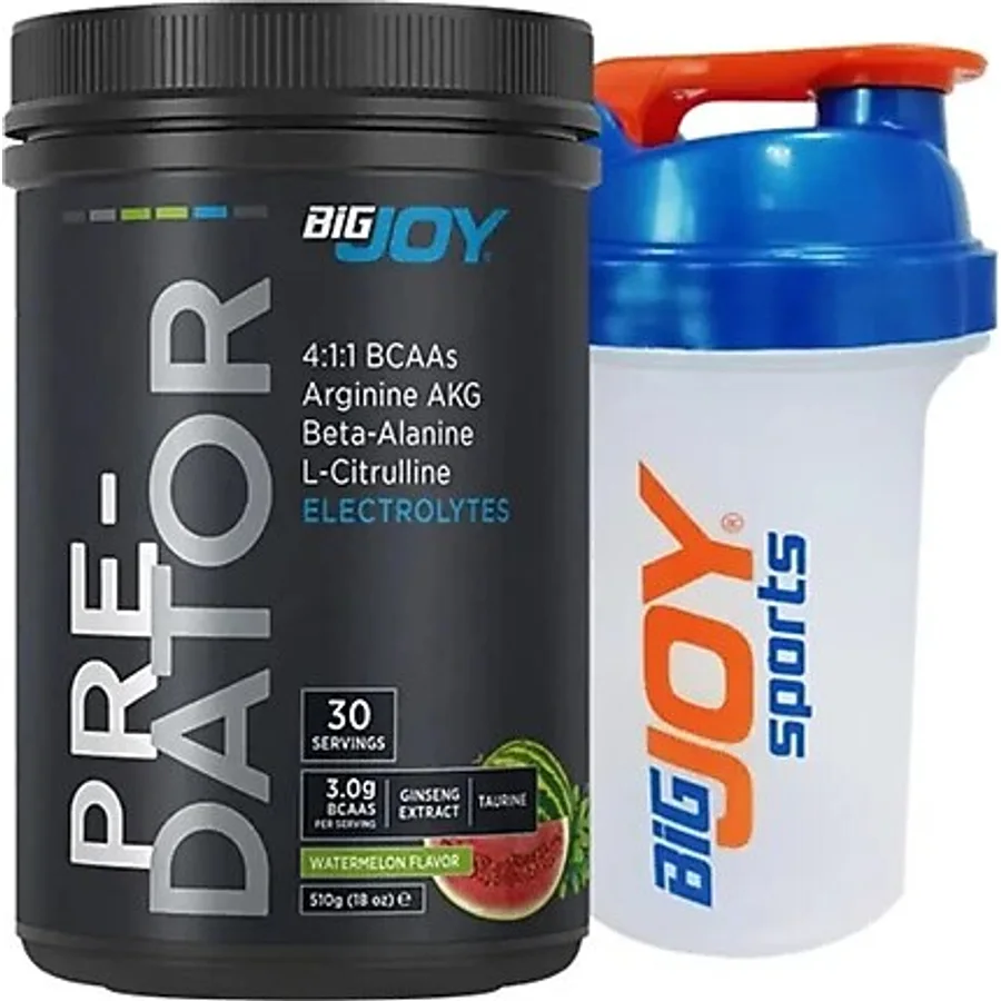 Bigjoy Sports Predator Pre-workout Karpuz Aroma 510g 30 Servis Preworkout Amino asit