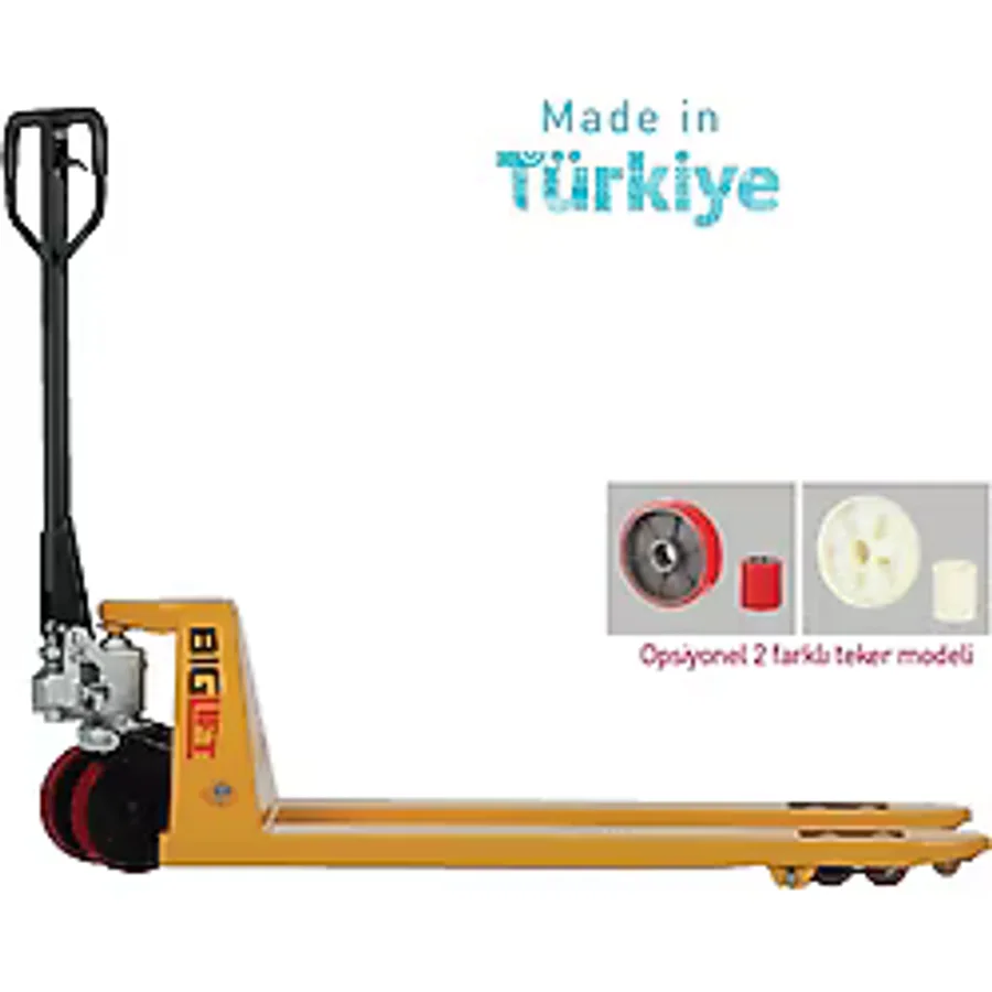 Biglift ACER25K 2,5 Ton Kırmızı Tekerlekli Transpalet