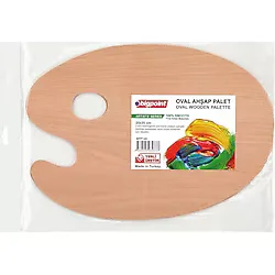 Bigpoint Ahşap Sanatsal Oval Palet 25x35 Cm