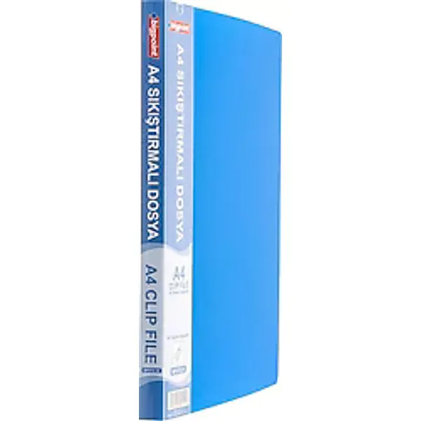 Bigpoint BP272-35 Mat Mavi A4 Sıkıştırmalı Dosya