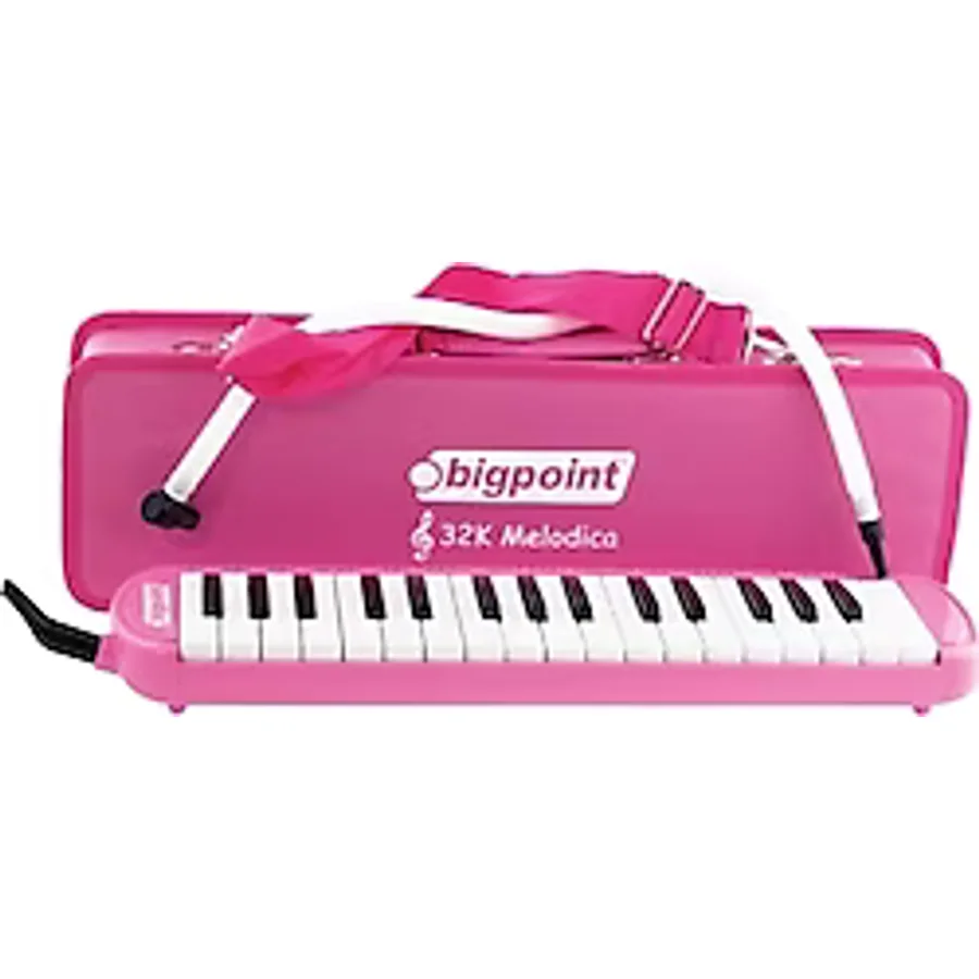Bigpoint Çantalı Pembe 32 Tuşlu Melodika